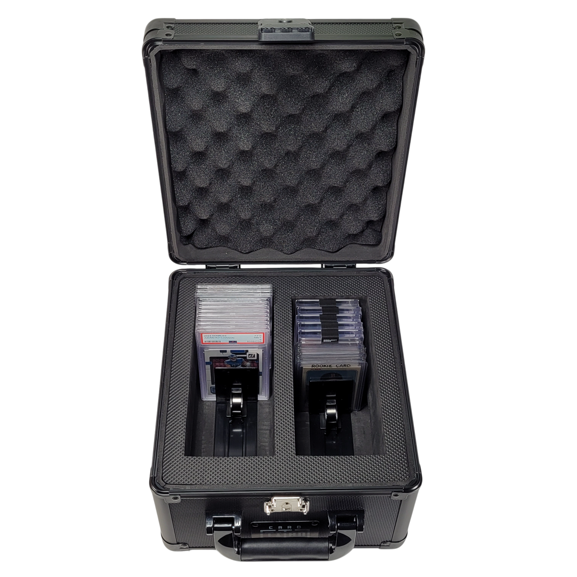 Card Vault 2 Row Trading Card Storage Box - Sports Cards Hard Case wit Card Titan Pro Card Vault 2 Row Trading Card Storage Box - Sports Cards Hard Case wit Card Titan Pro