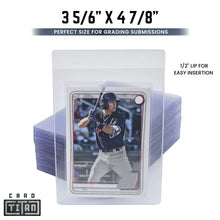 Load image into Gallery viewer, Card Titan Semi Rigid & Soft Sleeves - 200ct with Foam Lined Storage Box