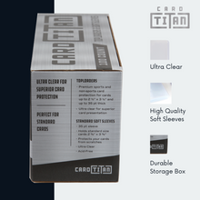Load image into Gallery viewer, Toploaders 35pt (100 count) with 100 Soft Sleeves - Premium Quality Ultra Clear Card Sleeves