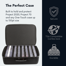 Load image into Gallery viewer, One Touch Card Holder with Zipper Lock -  Fits 60 One Touch Magnetic Cases - Compatible with Project 2020 and Project 70 Sets