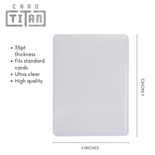 Load image into Gallery viewer, Toploaders 35pt (200 count) with 200 Soft Sleeves - Premium Quality Ultra Clear Card Sleeves