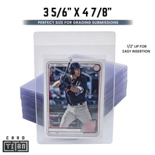 Load image into Gallery viewer, Card Titan Semi Rigid &amp; Sleeves - 50ct with Foam Lined Storage Box
