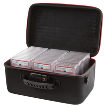 Load image into Gallery viewer, 36 Slot Graded Card Storage Box - CSG &amp; PSA Graded Card Case with Zipper Lock - 36 Slot Trading Card Storage Box Fits 36 PSA or CSG Graded Slabs and Graded Cards - Great PSA Card Case
