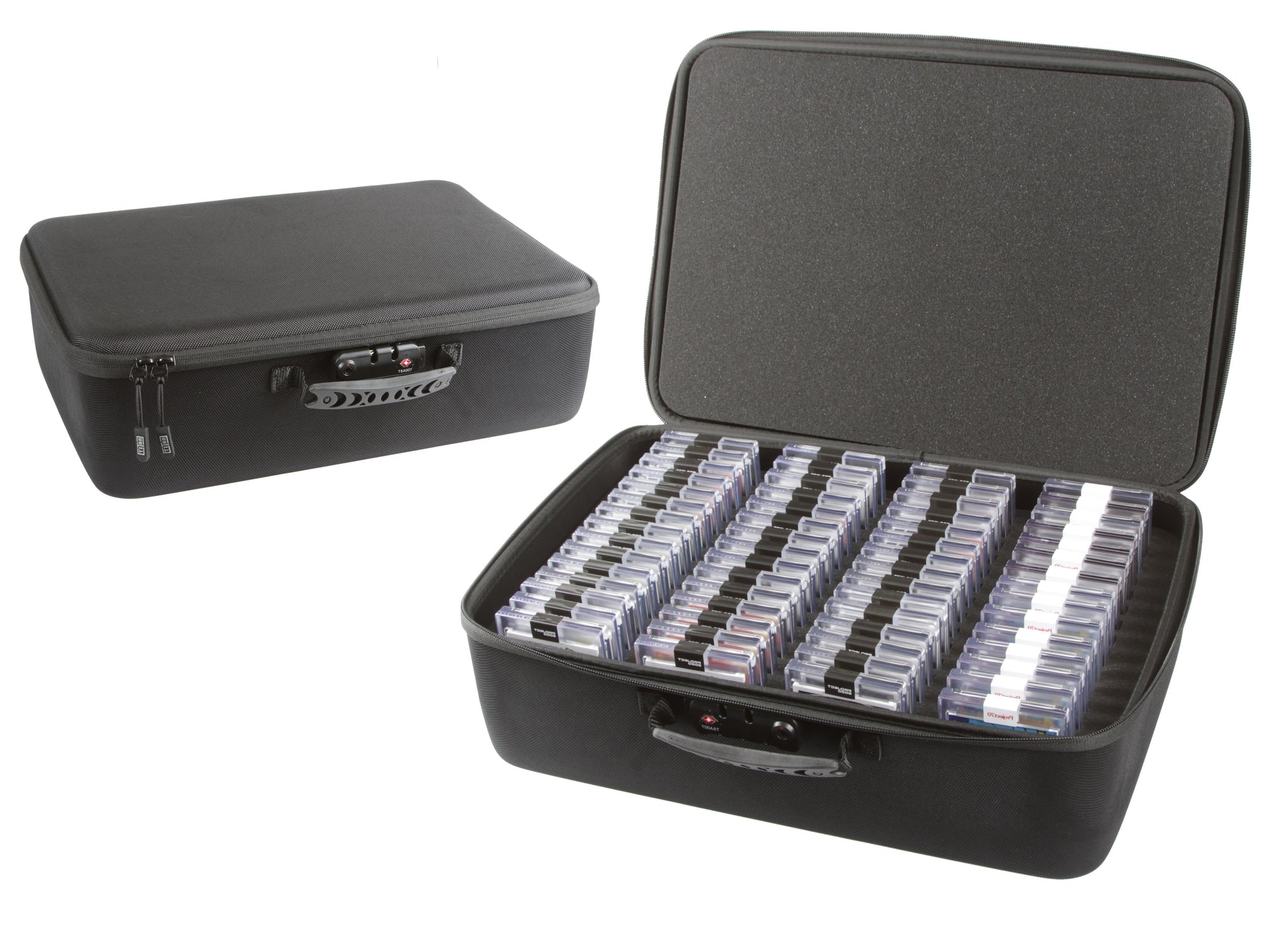 アトムカード　チタン One Touch Card Holder with Zipper Lock - Fits 60 One Touch